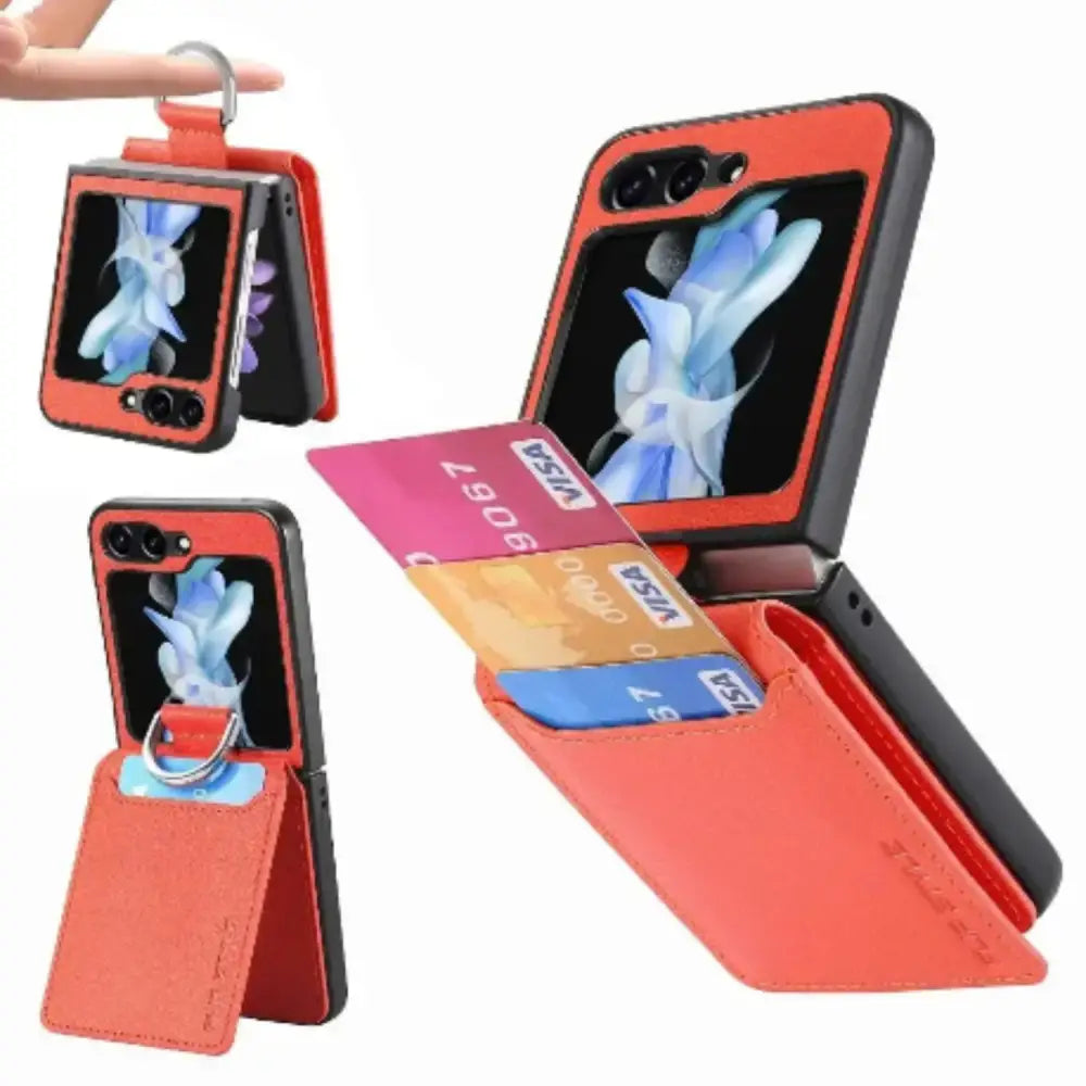 Galaxy Z Flip Series Leather Case (Available in 7 colours)