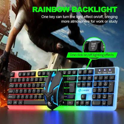 Gaming Keyboard & Mouse Combo – LED Backlight