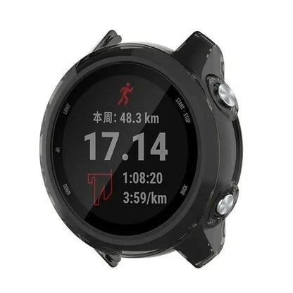 Garmin Forerunner 245 Series - Protective Case (Transparent Black)