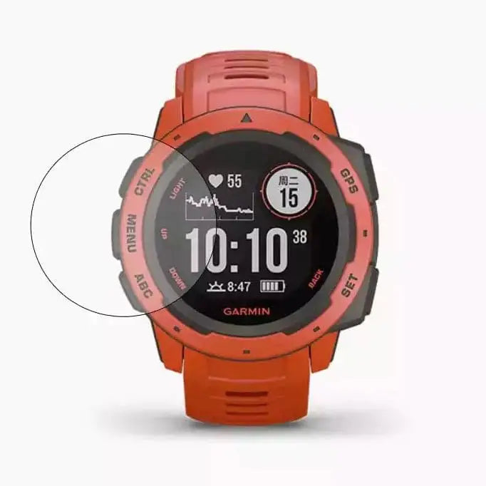 Garmin Instinct Watch - Screen Protectors (Clear) (Pack of 5)