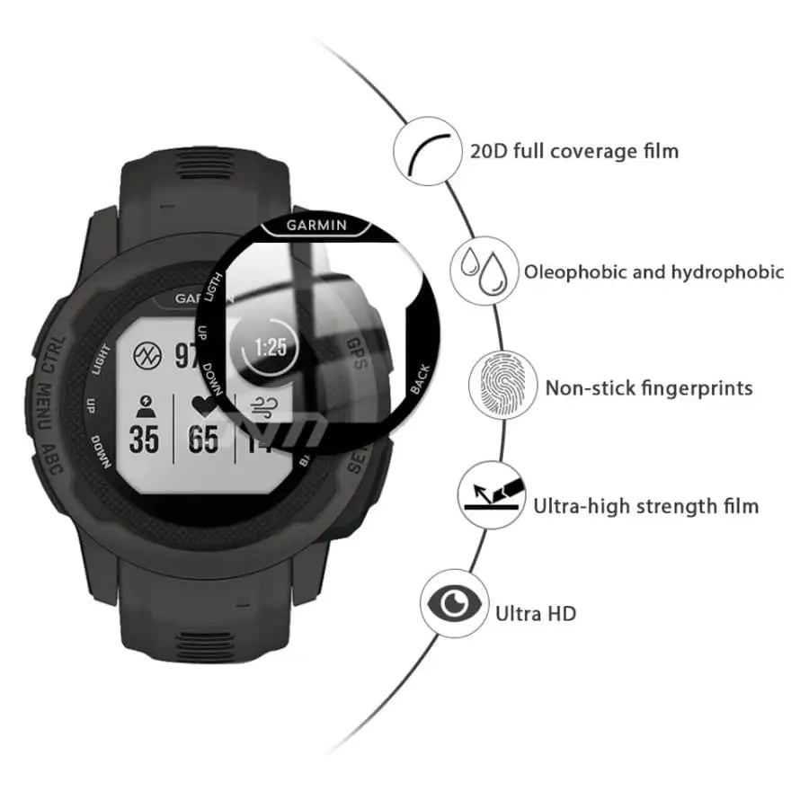 Garmin Instinct Watch - Screen Protectors (Pack of 5)