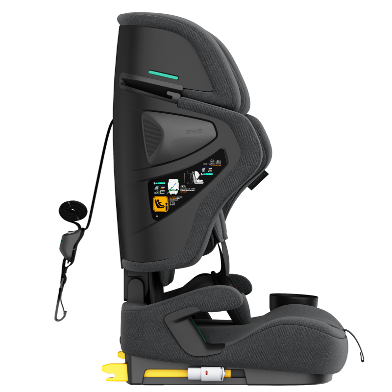 Baby Brightness Fortress Pro Portable Travel Booster Car Seat Grey - image 6