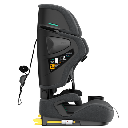 Baby Brightness Fortress Pro Portable Travel Booster Car Seat Grey - image 6