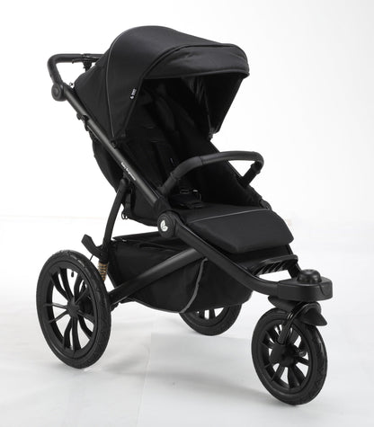 Pre-order Hill All Terrain Jogging Baby Stroller with Carrycot, Car Seat and Rotating ISOFIX Base (Black） - image 2
