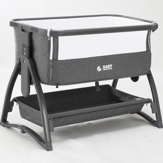 Baby Brightness Co Sleeper Bassinet Dark Grey