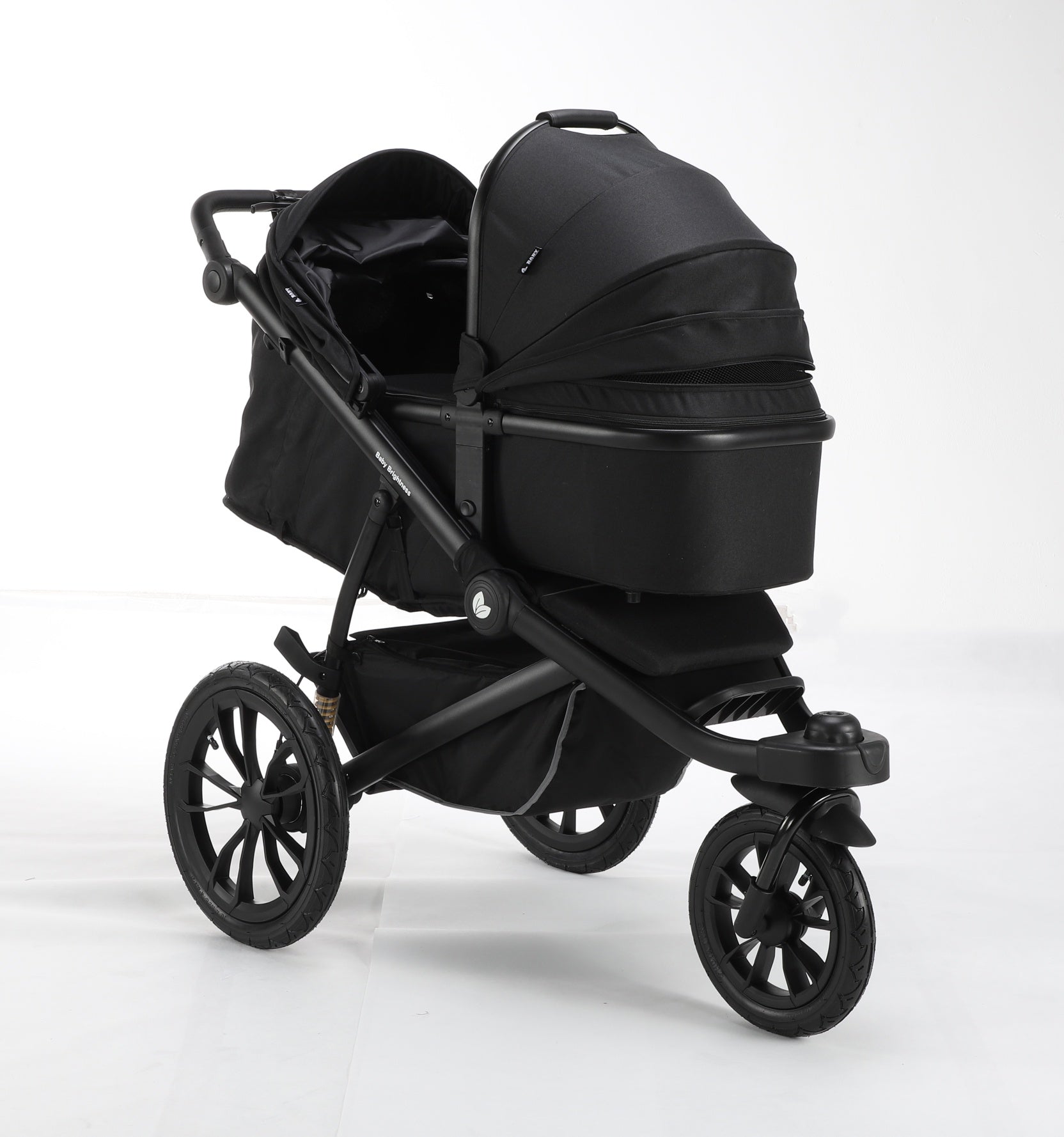 Pre-order Hill All Terrain Jogging Baby Stroller + Carrycot + Infant Capsule + 360 Car Seat and Rotating ISOFI - image 24