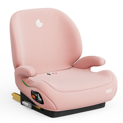 Pre-order Baby Brightness CloudLift Pro Half Booster Seat with ISOFIX and Backrest - Pink