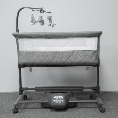 Pre-order Baby Brightness ZYLA Electric Baby Bassinet Bedside Sleeper – Grey