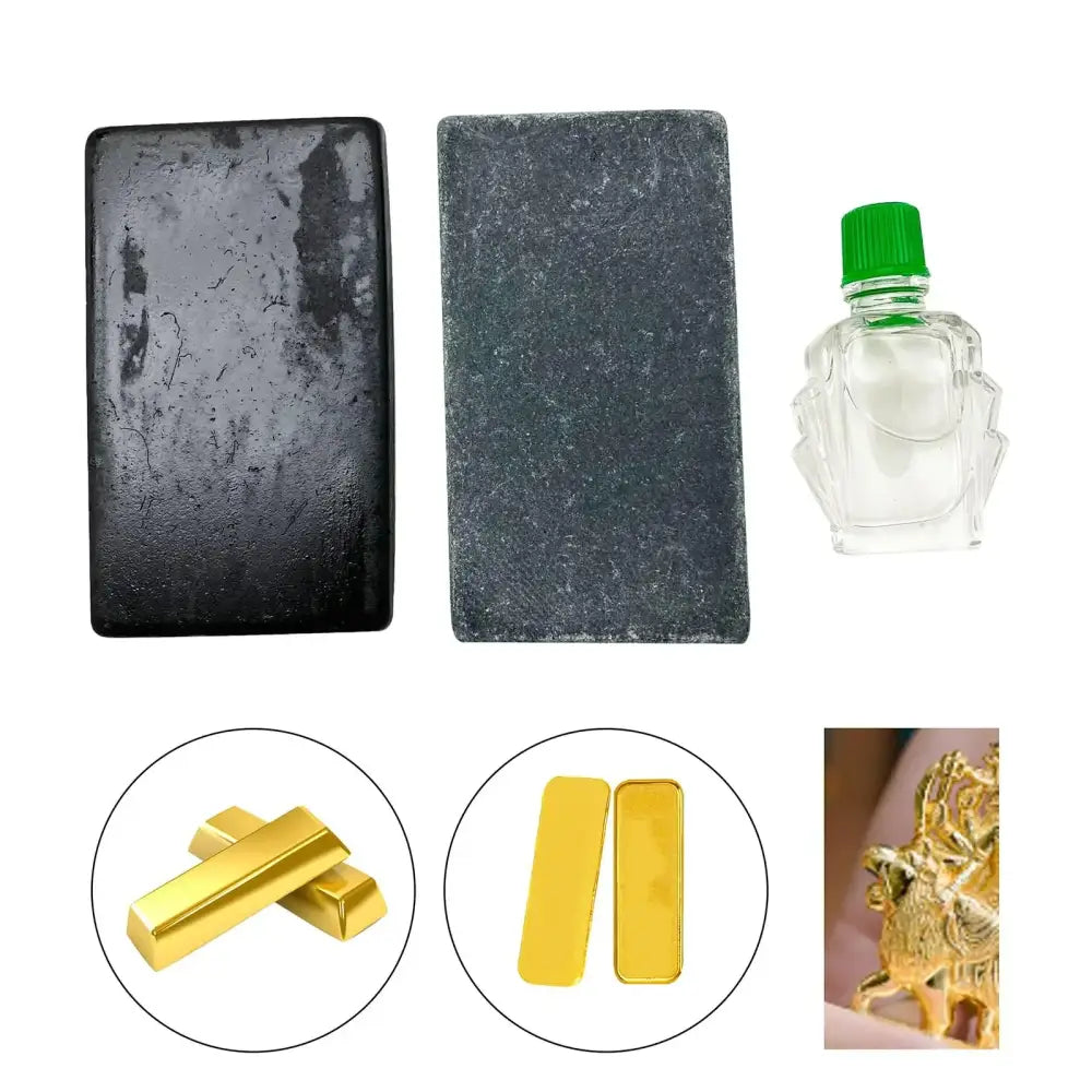 Testing Gold 14k Gold Testing Kit – 10K/14K/18K/22K/24K Acid Tester with Stone & Tools ...