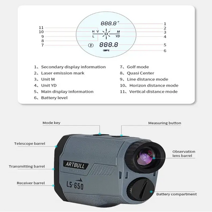 Golf Laser Range Finder – Slope & Pin Distance