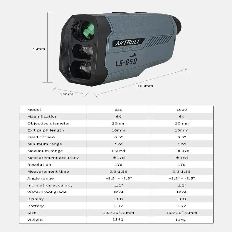 Golf Laser Range Finder – Slope & Pin Distance