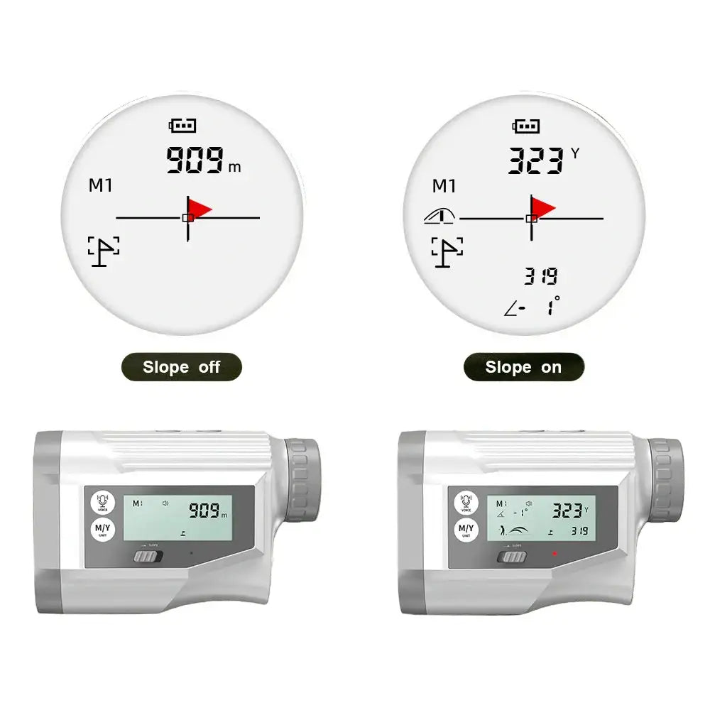 Golf Laser Rangefinder – USB Rechargeable with Slope (different models available)