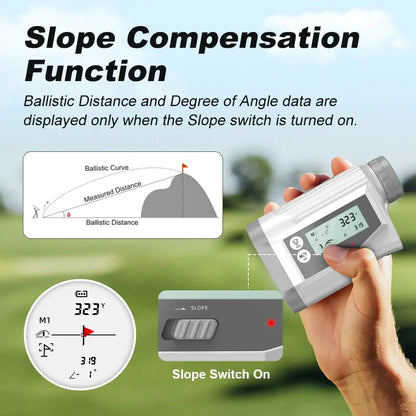 Golf Laser Rangefinder – USB Rechargeable with Slope (different models available)