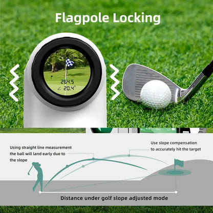 Golf Laser Rangefinder – USB Rechargeable with Slope (different models available)