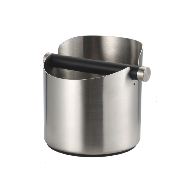 Coffee Knock Box Espresso Grinds Waste Container Tamper Bin Stainless Steel - salelink.co.nz