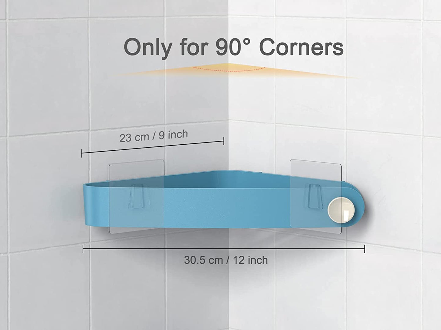 Corner Shower Caddy Bathroom Storage Shelf Holder Rack Adhesive