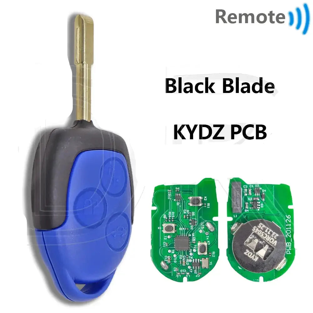 433MHz 4D63 Remote Car Key FO21 Blade for Ford Transit WM & VM (2006–2014)