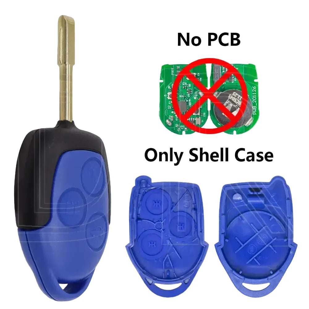433MHz 4D63 Remote Car Key FO21 Blade for Ford Transit WM & VM (2006–2014)