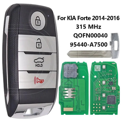 315/433MHz 8A Proximity Remote Key for Kia K3 Forte (2013–2016)