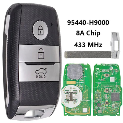 433MHz 8A Proximity Remote Key for Kia Rio (2017–2018) FCCID: SYEC3FOB1611