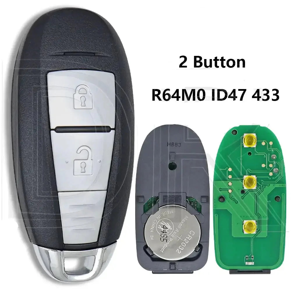 ID46/ID47 Remote Car Key 315/433MHz for Suzuki Swift, SX4, Vitara, S-Cross, Ciaz & Kizashi
