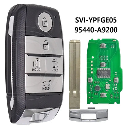 433MHz ID47 Proximity Remote Key for Kia Carnival & Sedona (2016–2021)