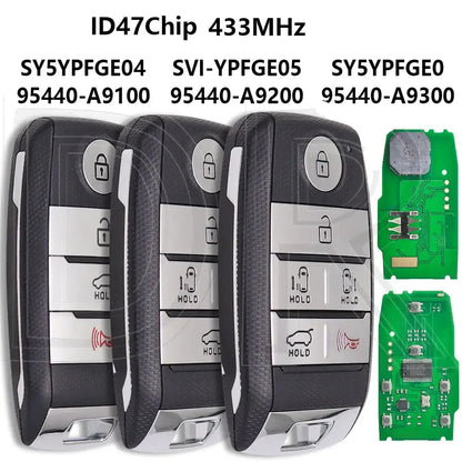 433MHz ID47 Proximity Remote Key for Kia Carnival & Sedona (2016–2021)
