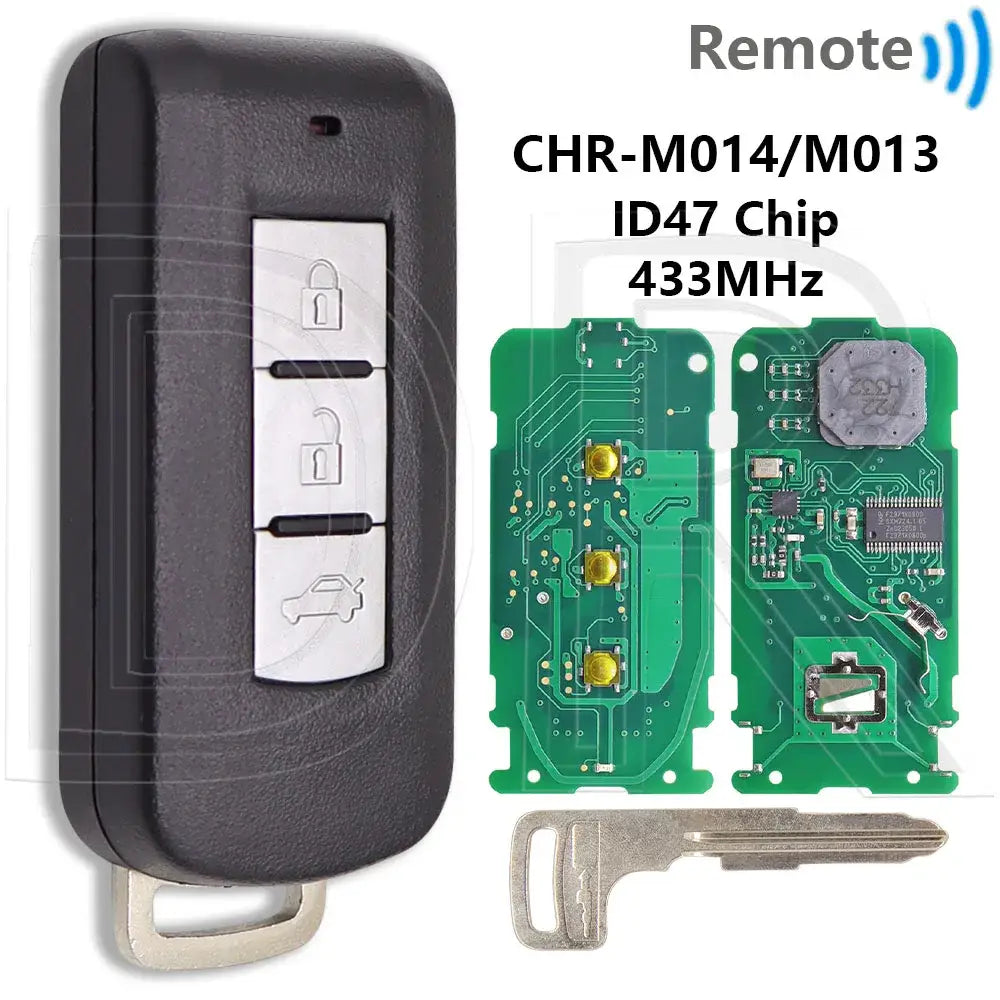 Remote Car Key for Mitsubishi Xpander, Eclipse Cross, Pajero Sport & L200