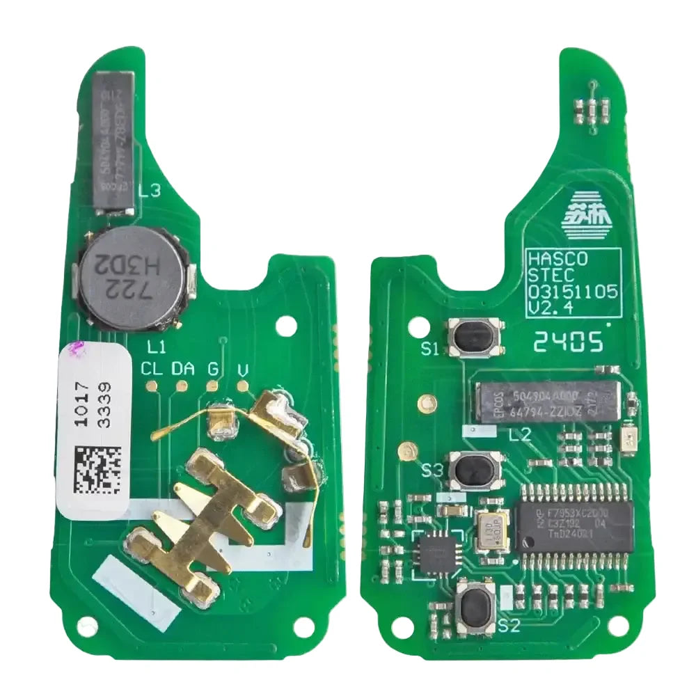433MHz ID47 Keyless Go Smart Remote Key for MG5, ZS, MG6 & HS (2017–2019)