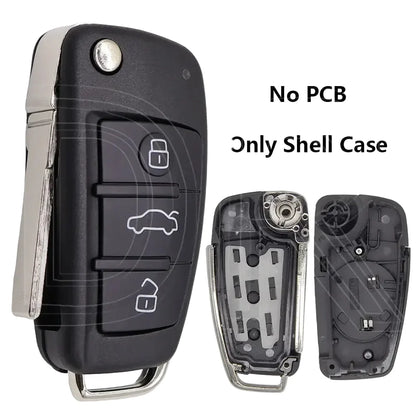 Audi-Style Universal Flip Remote Car Key for Audi, Volkswagen, Skoda & SEAT
