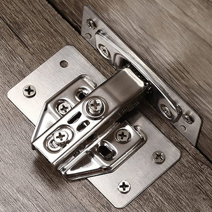 8PCS Cabinet Door Hinge Repair Plate with Screws - salelink.co.nz