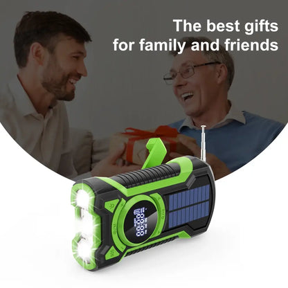 Hand Crank Solar Emergency Radio with Bluetooth 5.3