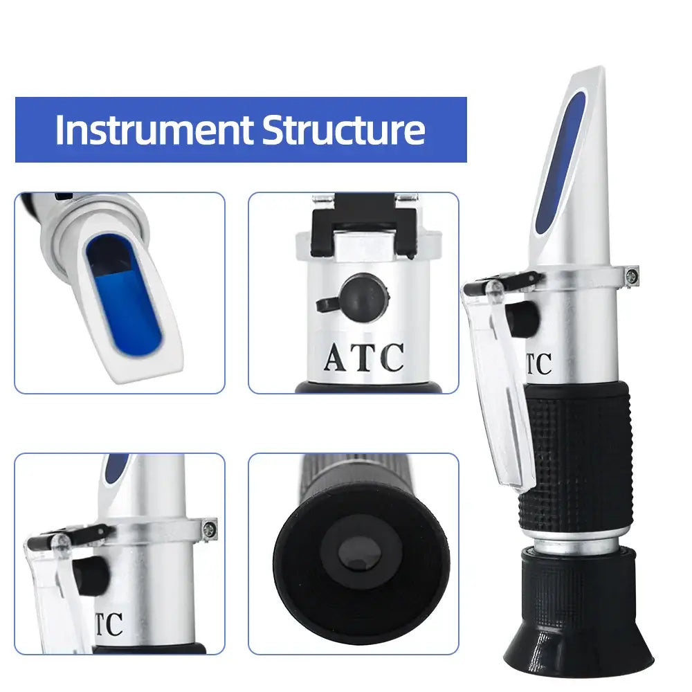 Handheld 2-in-1 Refractometer (available in with or without box)
