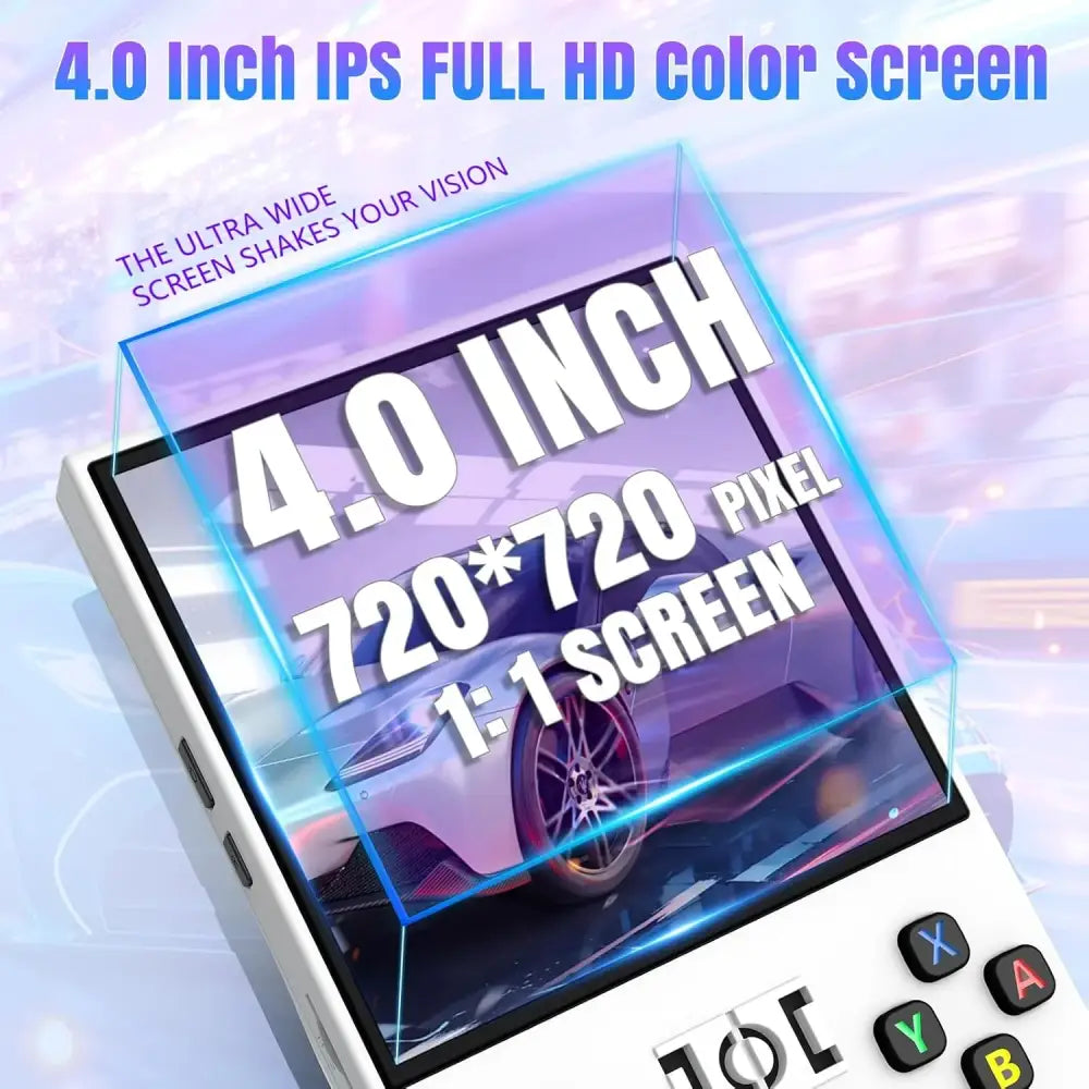 Handheld Console – Linux, 4.0" IPS Screen, 64GB/128GB