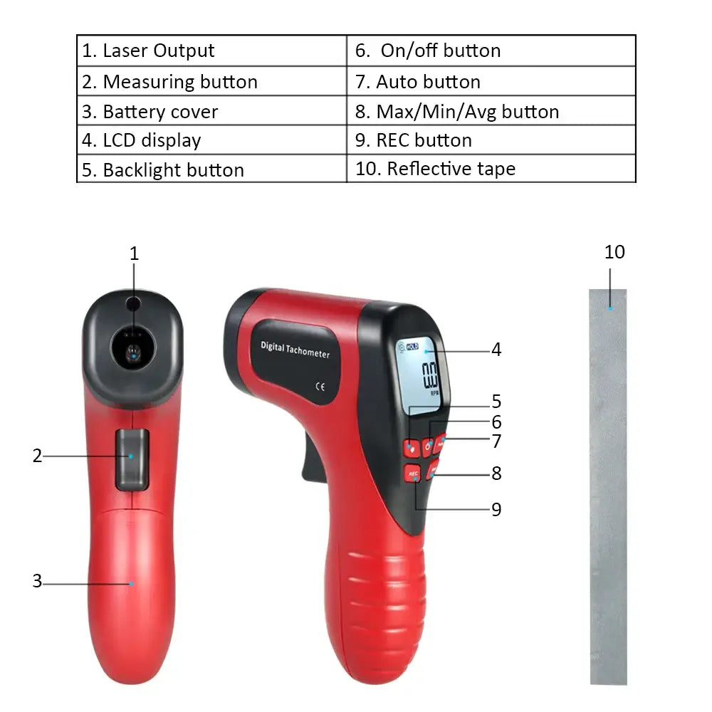 Handheld Digital Tachometer