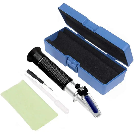 Handheld Refractometer Sea Salt Salinity Meter 0–10% (available with or without box)