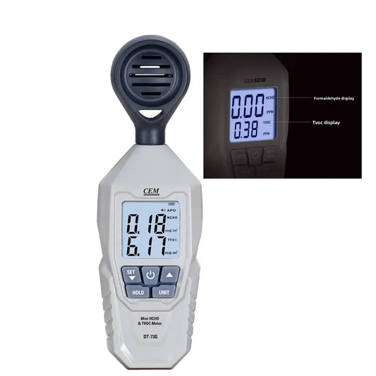 Handheld TVOC & HCHO Air Quality Tester (2-in-1)