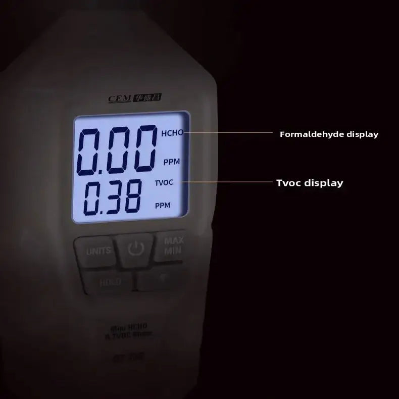 Handheld TVOC & HCHO Air Quality Tester (2-in-1)
