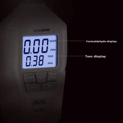 Handheld TVOC & HCHO Air Quality Tester (2-in-1)