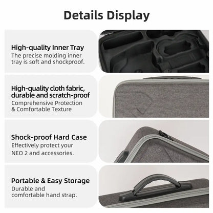 Hard PU Carrying Case for DJI Neo 2 (4 types of case available)