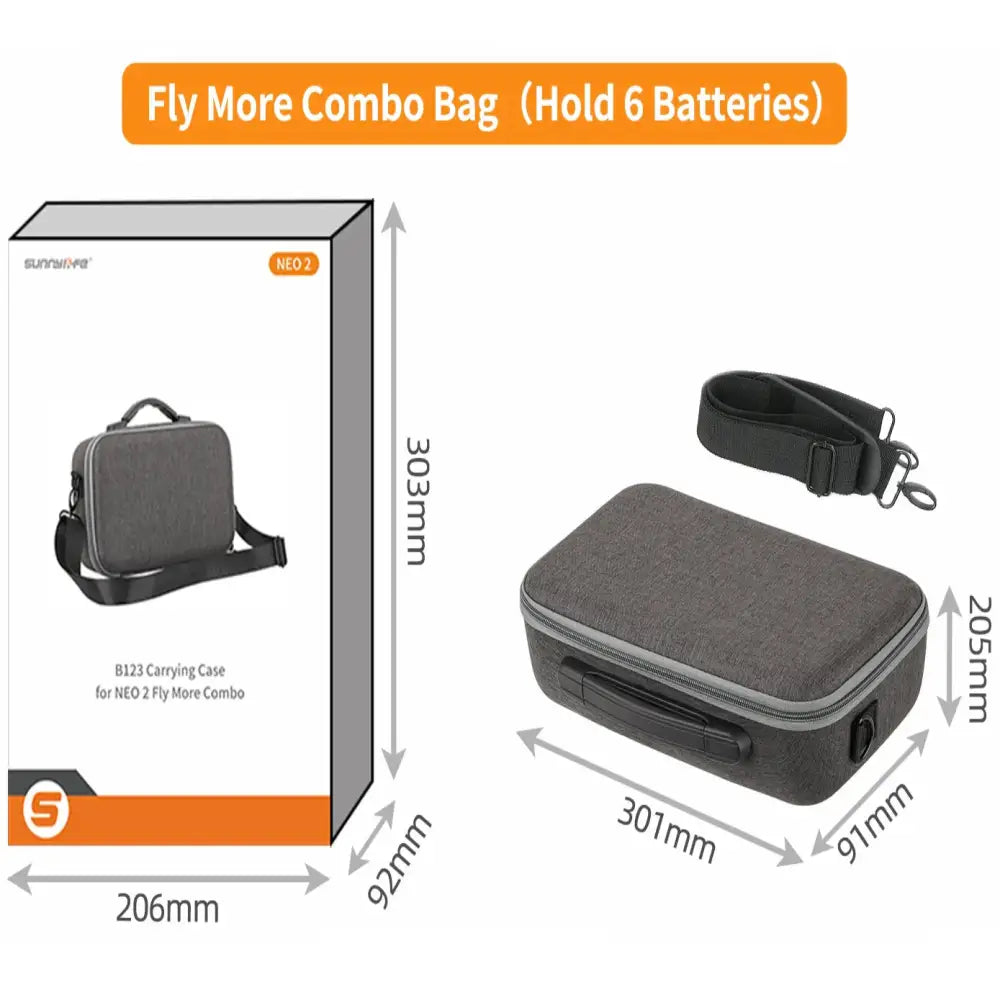 Hard PU Carrying Case for DJI Neo 2 (4 types of case available)