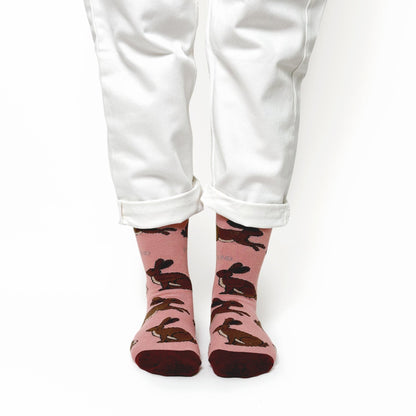 Save the Hares Bamboo Socks