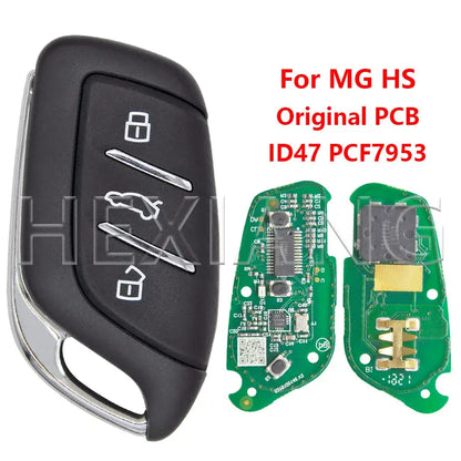 433MHz ID47 Proximity Smart Remote Key for MG ZS EV, HS, MG4, MG5 & MG6