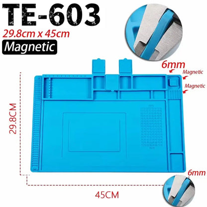 Heat-Resistant Silicone Repair Mat (ESD Safe) (different models available)