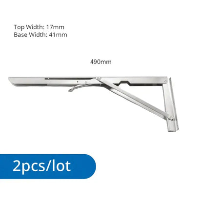 Heavy Duty Folding Shelf Brackets for RV / Caravan Tables (2PCS)