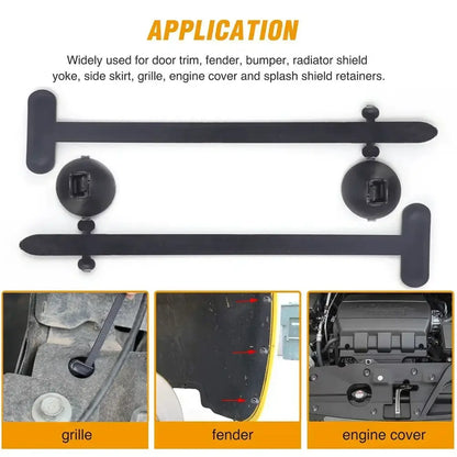 Heavy-Duty Nylon Self-Locking Zip Ties with Buckle & Pin Button