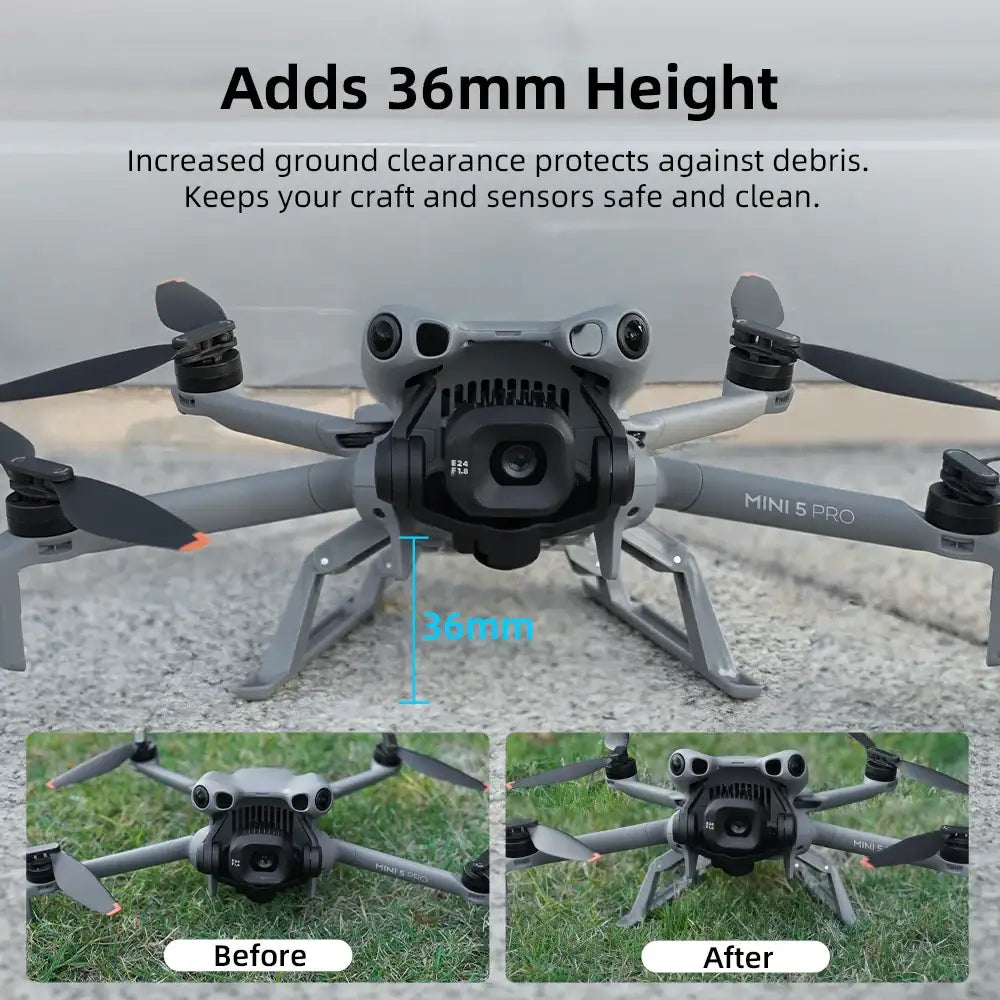 Height-Adjustable Landing Gear for DJI Mini 5 Pro