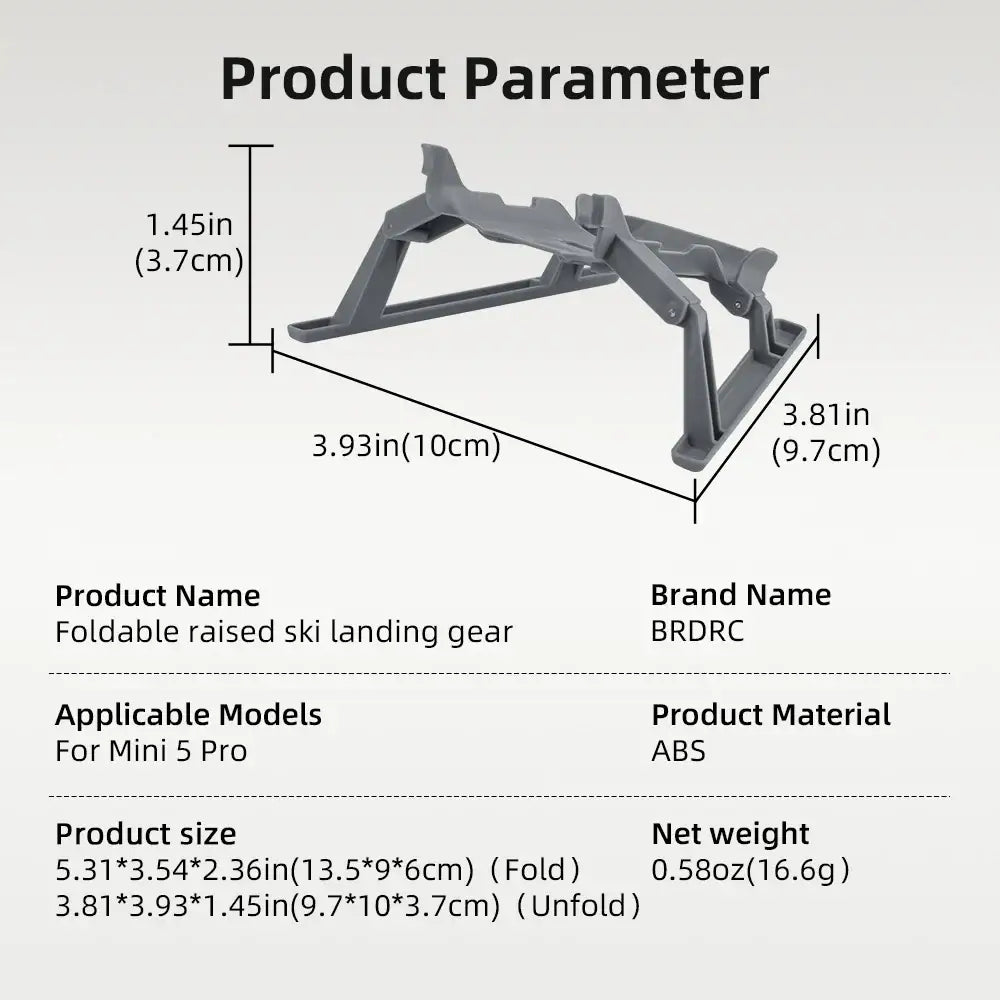 Height-Adjustable Landing Gear for DJI Mini 5 Pro