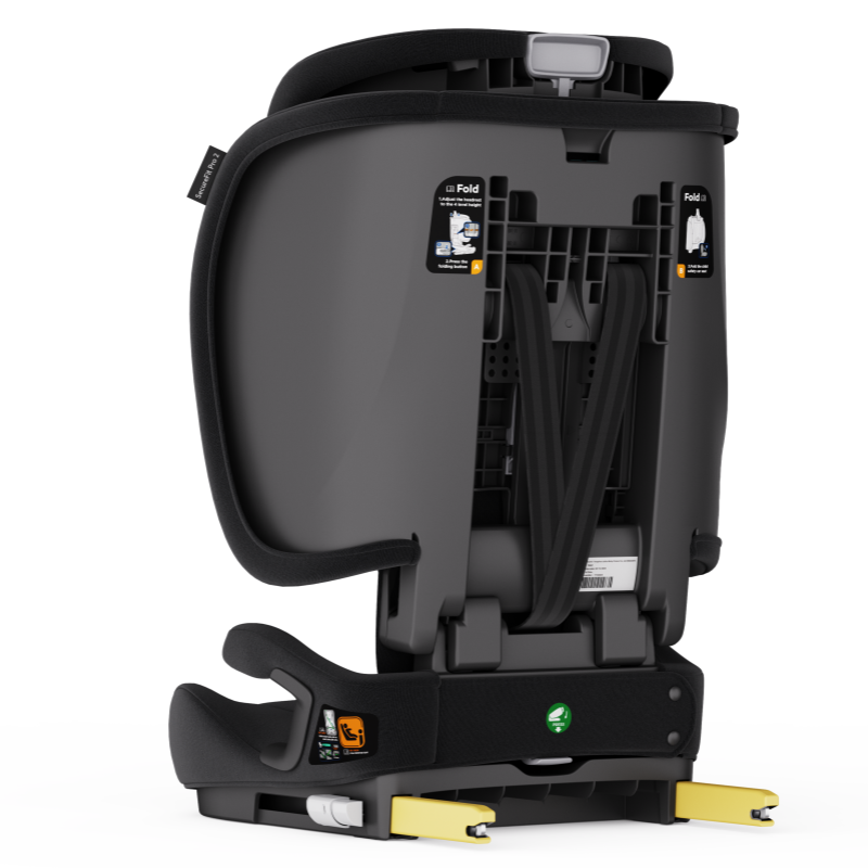 Baby Brightness SecureFit Pro 2 Portable Travel Booster Car Seat Black