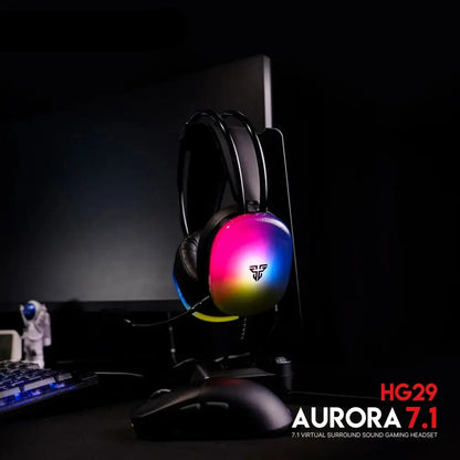 HG29 7.1 Wired Gaming Headset with RGB & 50mm Drivers